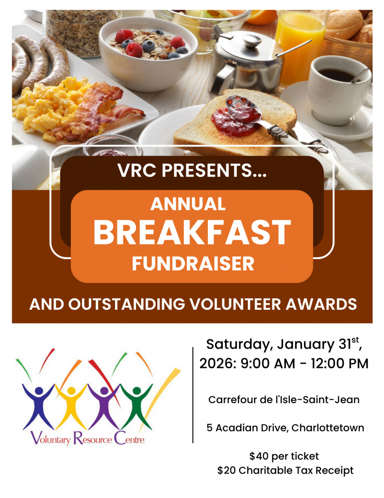 Volunteer Awards and Breakfast Fundraiser!